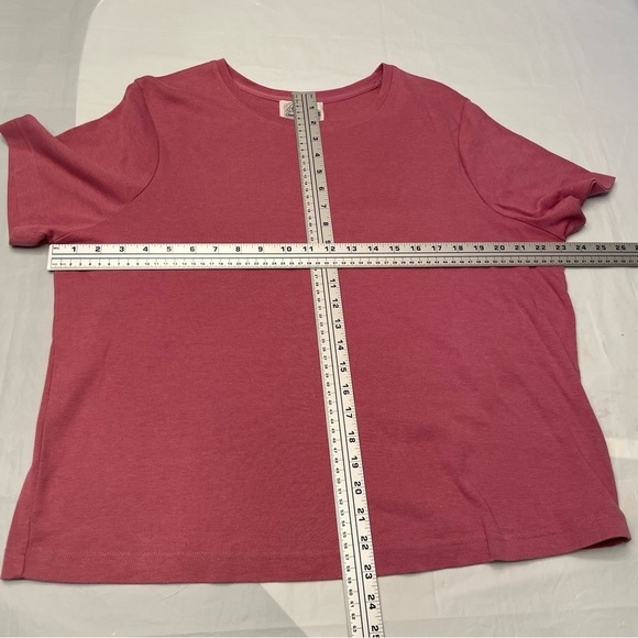 🌸  Vintage Sears Tradition Woman’s Pink T-Shirt - Size 1X (18W) 🌷 - Picture 10 of 10